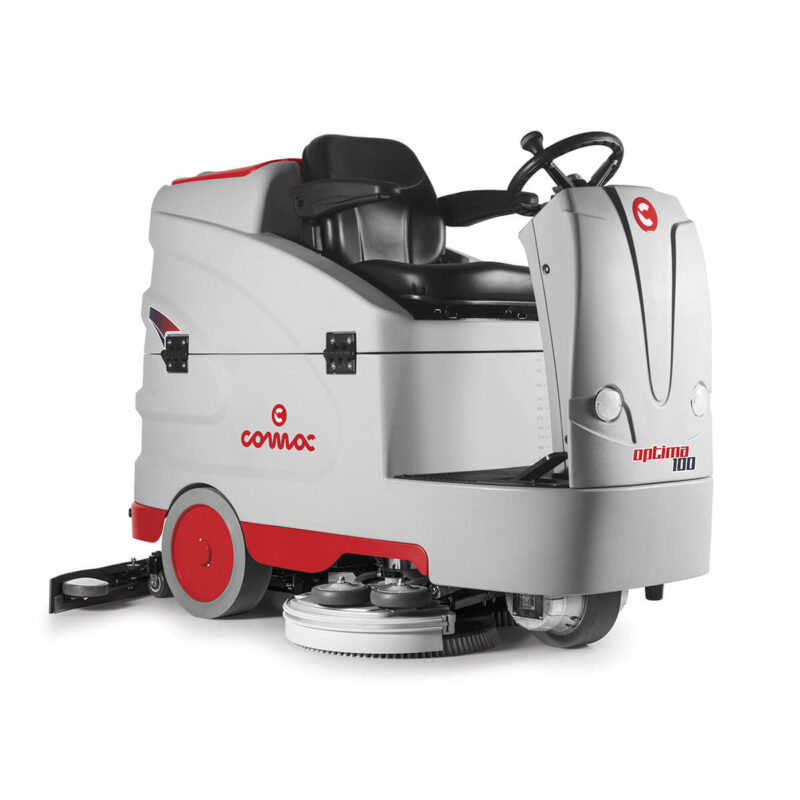 Lavasciuga pavimenti	a batteria uomo a bordo Comac Optima 100 B